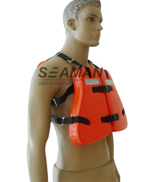 Adult Seahorse Lifevest Vinyl Dip PVC Boating Life Jackets Three Panel