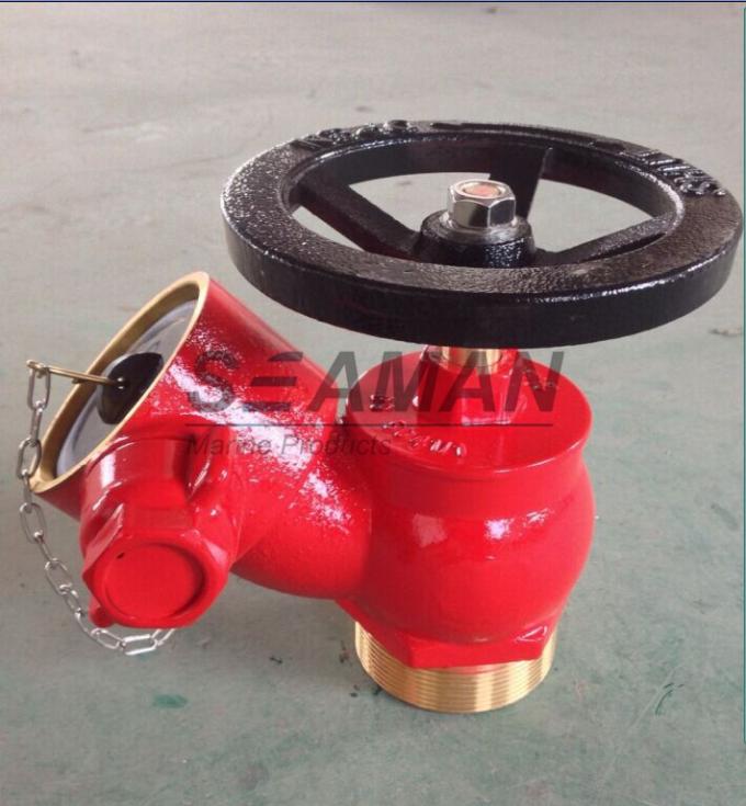 Copper Fire Hydrant Landing Valve Oblique Type 2.5" Male X 2.5" Male