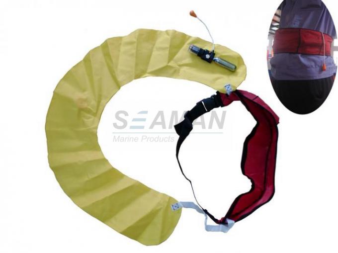 Inflatable Lifebuoy Ring 110N Buoyancy Personal Flotation Device Water