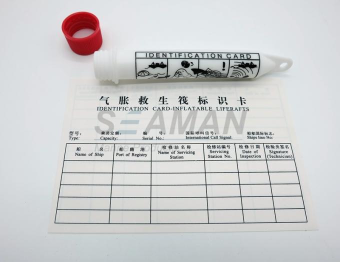 SOLAS Life Rafts / Inflatable Life Raft ID Tube Kit With Identification