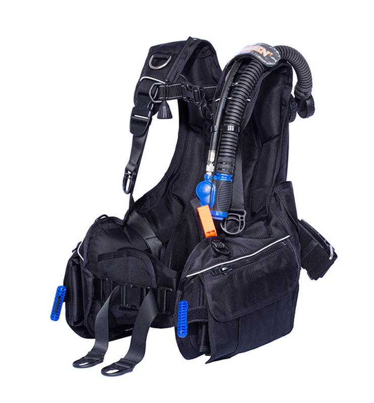 scuba diving inflated life