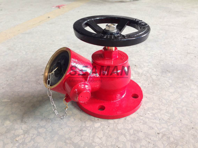 Copper Fire Hydrant Landing Valve Oblique Type 2.5" Male X 2.5" Male