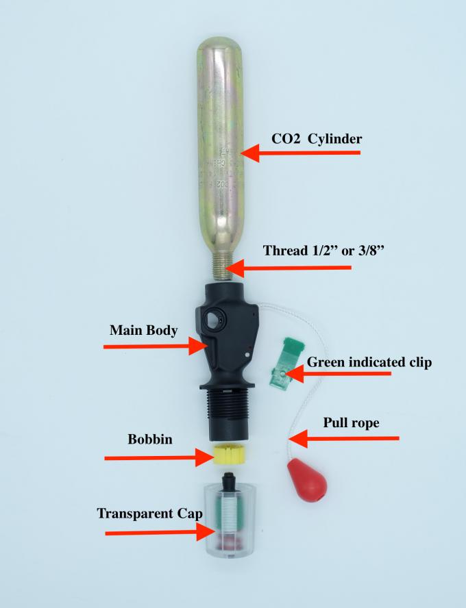 Inflatable Lifejacket Automatic Inflation Device Life Vest Cylinder