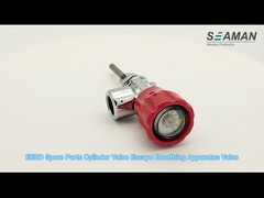 Gas Cylinder Valve High Pressure SCBA First Valve With Meter
