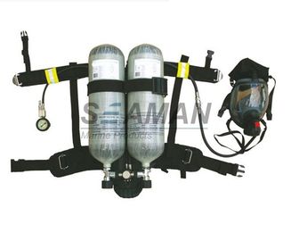 Marine EC / MED Ship's Wheel Mark Air Breathing Apparatus With Two Cylinder / SCBA Set