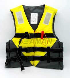 Jetski Yellow Color Water Sports Leisure Life Jacket Flotation Adult Life Vest