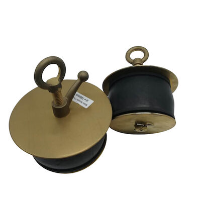 Marine Scupper Plugs IMPA 232481 3mm Brass 65 X 85mm