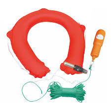 Line Throwing Inflatable Life Buoy Ring Water Safety Inflatable Lifebuoy