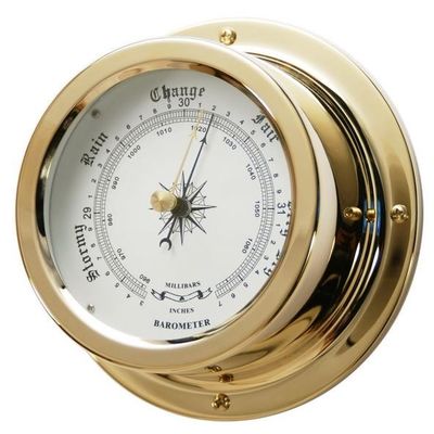 Marine Nautical Brass Barometers Weather Instruments Aneroid Movement