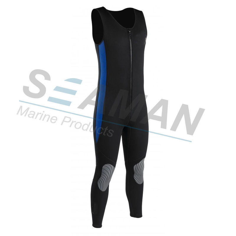 Size S XXL Water Sports Gear 3mm Long John Neoprene Wetsuit For Kayaking