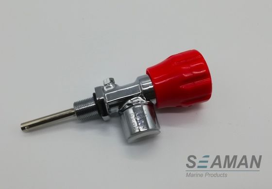 SCBA Spare Part Gas Cylinder Valve High Pressure First Valve With Meter