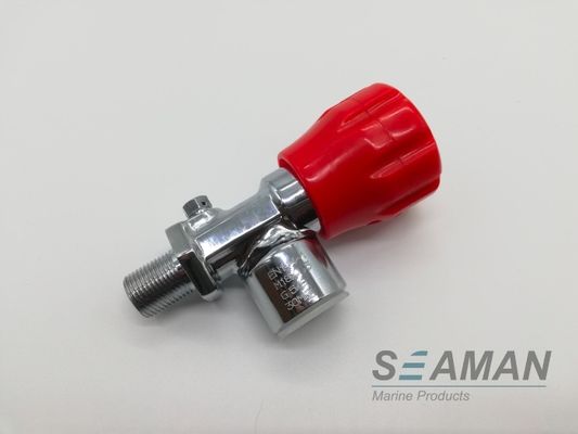 SCBA Spare Part Gas Cylinder Valve High Pressure First Valve With Meter