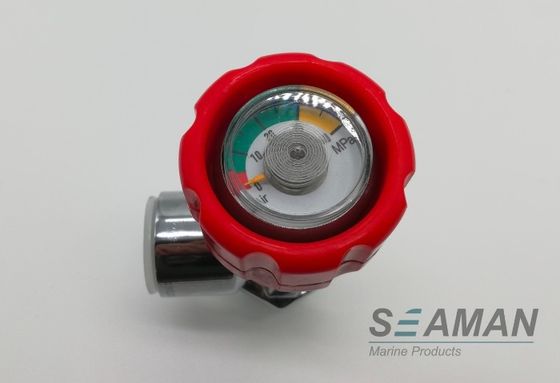 SCBA Spare Part Gas Cylinder Valve High Pressure First Valve With Meter