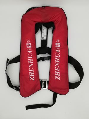 SOLAS Inflatable Life Jacket ZHENHUA CCS 150N Double Chambers Lifejacket