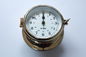 180mm Brass Quartz Clock Radio Room Clock Marine Nautical Instrument