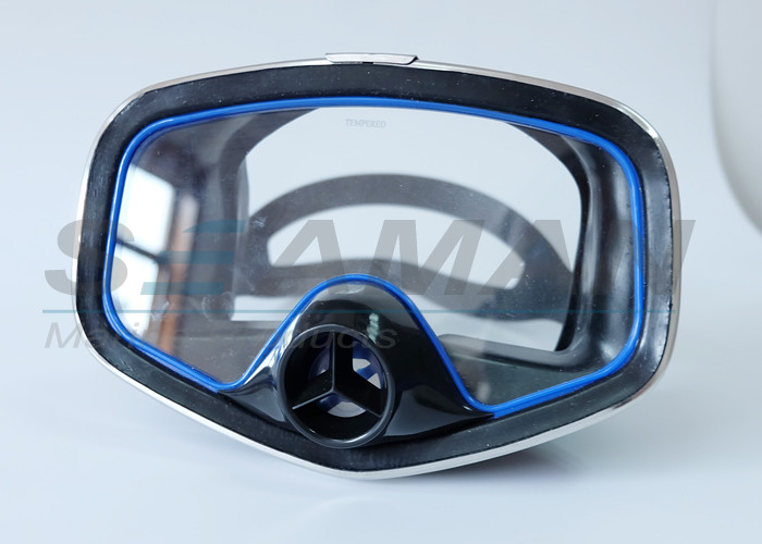 Single window Diving Mask with nose Purge Valve Silicone Skirt and ...